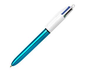 Penna sfera scatto multifunzione 4 Colours Shine punta 1 mm scatola 12 pezzi fusto colori assortiti - 22425 - 6