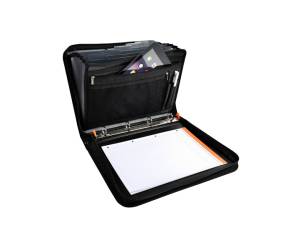 Conferenziere con meccaniscmo Exafolder PP 4 anelli 30 mm nero - 6730 - 1