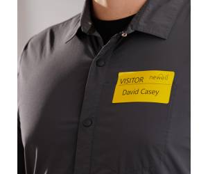 Rotolo 220 etichette LW 54 x 101 mm carta spedizione badge giallo - 21287 - 1