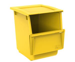 Contenitore Ecobin 25 lt giallo - 24962 - 1