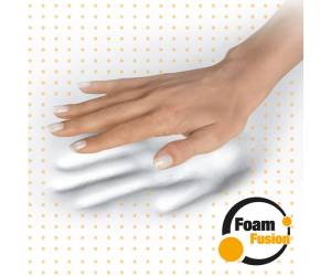 Mousepad con poggiapolsi in FoamFusion Microban PlusTouch nero - 22426 - 3