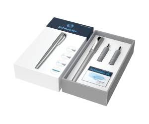 Set penna stilografica Callissima 3 punte intercambiabili incluse fusto antracite - 26644 - 2