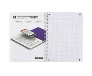 Maxiquaderno spiralato Neon On A4,5 mm 120 fogli 90 gr colori assortiti - 25782 - 1