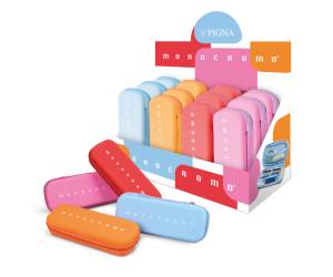Astuccio silicone Monocromo 12 x 20 cm colori assortiti - 28941 - 1