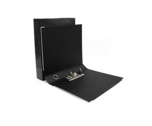 Registratore Kingbox dorso 5 cm protocollo 23 x 33 cm nero - 1212 - 1