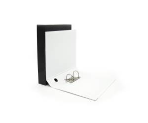 Registratore Kingbox dorso 5 cm protocollo 23 x 33 cm bianco - 1225 - 1