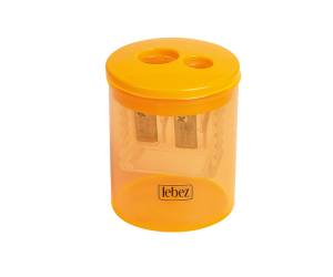 Temperamatite 2 fori con contenitore - 4488 - 2