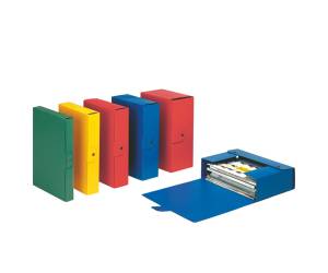 Scatola progetto Eurobox dorso 4 cm 25 x 35 cm blu - 5492 - 1