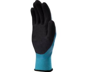 Guanti Wet e Dry VV636BL poliammide palmo in nitrile taglia 09 blu nero - 22050 - 1