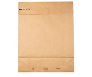 Sacchetti a fondo quadro E Green 40 x 50 x 10,10 cm carta kraft avana - 27559 - 1