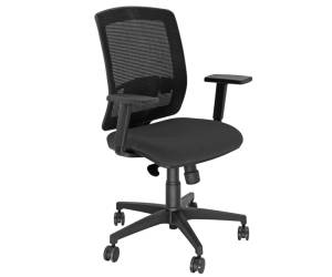 Sedia semidirezionale Molly A - con ruote e braccioli - schienale in rete nero - seduta nero - Unisit - MLA/BR2D/SN - 8050043748362 - DMwebShop