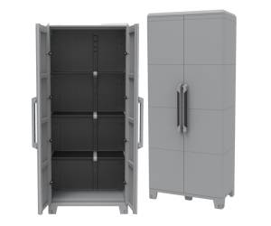 Armadio Transforming Modular 4,78 x 43,6 x 184,4 cm PPL grigio - 10153