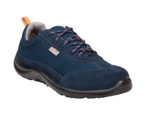 Calzatura di sicurezza Como S1P SRC pelle scamosciata poliestere mesh numero 40 blu - 7981