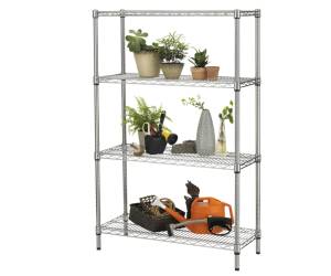 Kit scaffale Archimede Outdoor 4 ripiani 36 x 90 x 137 cm acciaio zincato - 10515