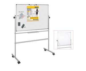 Lavagna magnetica girevole Professional 90 x 120 cm bianco - 5375