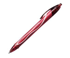 Penna a sfera a scatto Gelocity Quick Dry punta 0,7 mm rosso - 3823