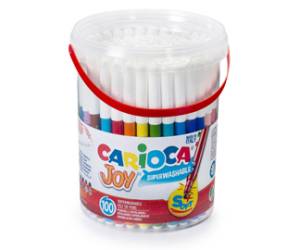 Pennarelli Joy punta fine colori assortiti Barattolo 100 pezzi - 9442