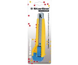 Cutter Premium - con bloccalama - 18 mm - 2 lame incluse - Starline - STL (SX-45) - 8025133102959 - DMwebShop