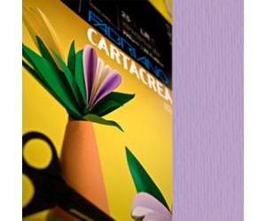 Cartoncino CartaCrea - 35 x 50 cm - 220 gr - violetto - blister 10 fogli - Fabriano - 46435124 - 8001348127765 - DMwebShop
