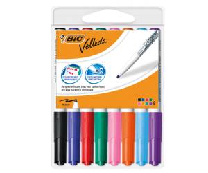 Pennarello Whiteboard Marker Velleda 1741 - punta tonda - 1,4 mm - colori assortiti - astuccio 8 pezzi - Bic - 503844 - 3086120017484 - DMwebShop