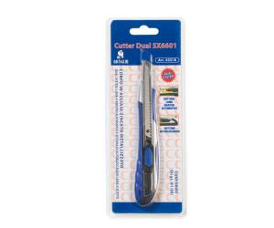 Cutter Dual System SX 6601 - larghezza lama 9 mm - Artiglio - Iternet - 4321B - 8028422543211 - DMwebShop