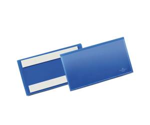 Buste identificative con bande adesive 150 x 67 mm blu - 17909