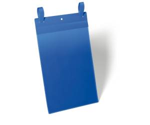 Buste identificative con fascette di aggancio A4 verticale blu - 17879