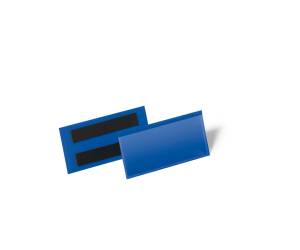 Buste identificative magnetiche 100 x 38 mm blu - 17870
