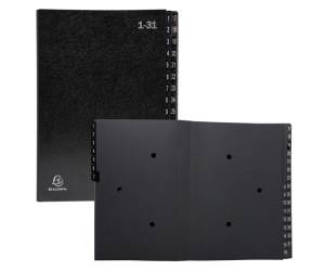 Classificatore numerico 1,31 Ordonator 25 x 33 cm nero - 17852