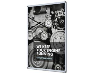 Cornice a scatto angoli tondi 70 x 100 cm profilo 2,5 cm - 18901