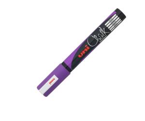 Marcatore a gesso liquido Uni Chalk Marker punta tonda 1,80,2,5 mm viola - 16742