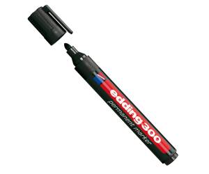 Marcatore permanente 300 punta conica da 1,5 a 3 mm nero - 16722