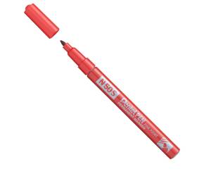 Marcatore permanente N50S punta tonda rosso - 16421