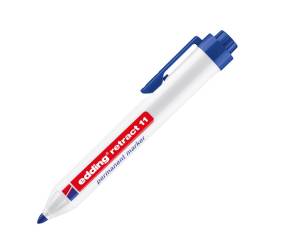 Marcatore permanente a scatto 11 punta tonda da 1,5 a 3 mm blu - 16710