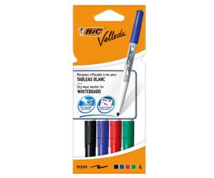 Pennarello Whiteboard Marker Velleda 1741 punta tonda 1,4 mm colori assortiti astuccio 4 pezzi - 17212