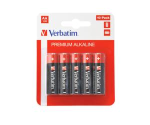Blister 10 Pile alkaline Stilo AA - Verbatim - 49875 - 23942498759 - DMwebShop