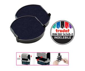 Tampone di ricambio 6/4638 - nero - conf. 2 pezzi - Trodat - 101569 - 9010035015697 - DMwebShop