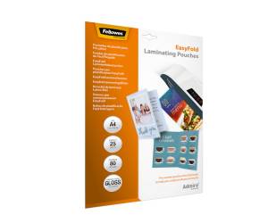 Pouches Admire Easyfold - A4 - cordonate - scatola 25 pezzi - Fellowes - 5601901 - 43859730858 - DMwebShop