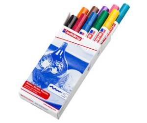 Marcatore permanente a vernice 750 punta tonda da 2 a 4 mm astuccio 10 pezzi - 11878