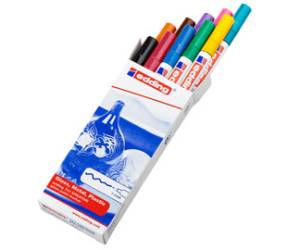 Marcatore permanente a vernice 751 punta tonda fine da 1 a 2 mm astuccio 10 pezzi - 11839