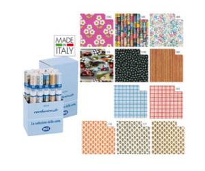 Rotoli Cartarivesto Rex 58 lavabile 50 x 500 cm colori assortiti - 1978