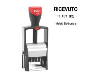 Timbro Datario Classic Line 5 righe 3 x 4,5 cm autoinchiostrante - 2037