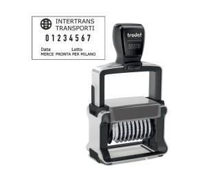 Timbro Professional 4,0,55510 PL Numeratore 10 colonne 5 mm autoinchiostrante - 2058