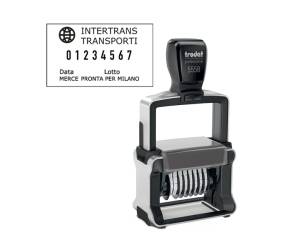 Timbro Professional 4,0,5558 PL Numeratore 8 colonne 5 mm autoinchiostrante - 2051