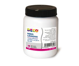 Vernice lavagna - 250 ml - nero - conf. 3 pezzi - Deco - 11342 - 8004957607987 - DMwebShop