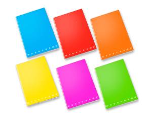 Maxiquaderno Monocromo Fluo A4,1 rigo con margine 42 fogli 80 gr - 17412