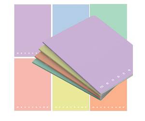 Maxiquaderno Monocromo Pastel A4,1 rigo 42 fogli 80 gr - 17085