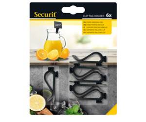 Supporti clip per targhette set 6 pezzi - 18720