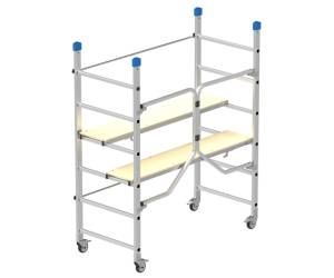 Trabattello Dinamico 168 x 75 x 180 cm alluminio - 18334