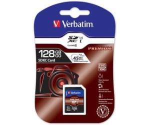 Vertbatim Scheda SDHC Premium SDXC Class 10 UHS 1,128GB - 19814
